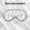thumbnail image 5 of Xecao Lavender Flowers for Soft Fluffy Sleeping Blindfold, Nap eye cover tailored for the utmost comfort for girls, women, kids, and adults., 5 of 7