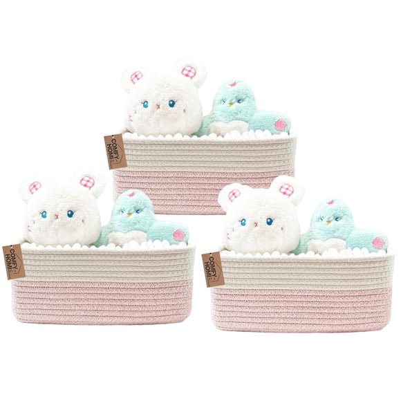 Cuerda de algodón Comfy-Homi de 33 x 22 x 13 cm, 3 unidades
