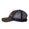 thumbnail image 6 of Distressed America Hat - Vintage Patriotic Cap with Flag Color Embroidery - Distressed Trucker Hat (Black), 6 of 7