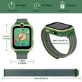 thumbnail image 4 of PTHTECHUS 1.54" Smart Watch for Boys Girls Smartwatch for Kids with Dual Camera Games Video MP3 Children Touch Screen Green, 4 of 9