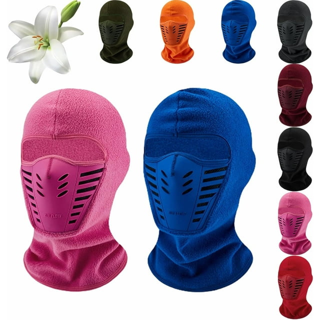 Anti Haze Balaclava, Winter Rider Warm Anti-Haze Balaclava, Windproof & Breathable for Motorcycle Skiing