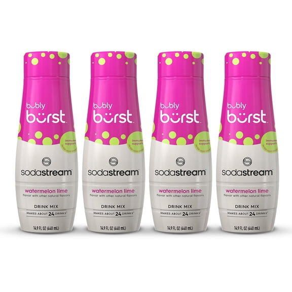 SodaStream® bubly burst Watermelon Lime Drink Mix 4-Pack