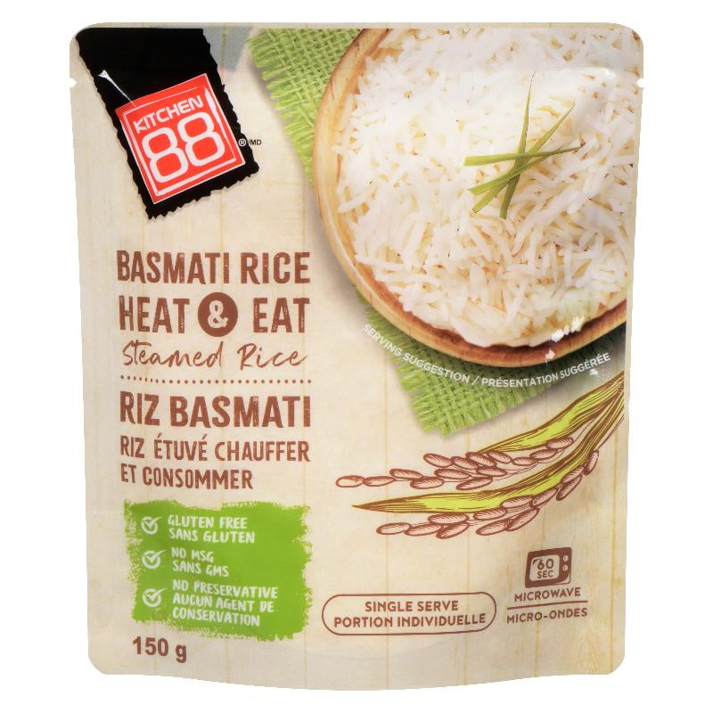 Kitchen 88 Basmati Rice 150 grams - Walmart.ca