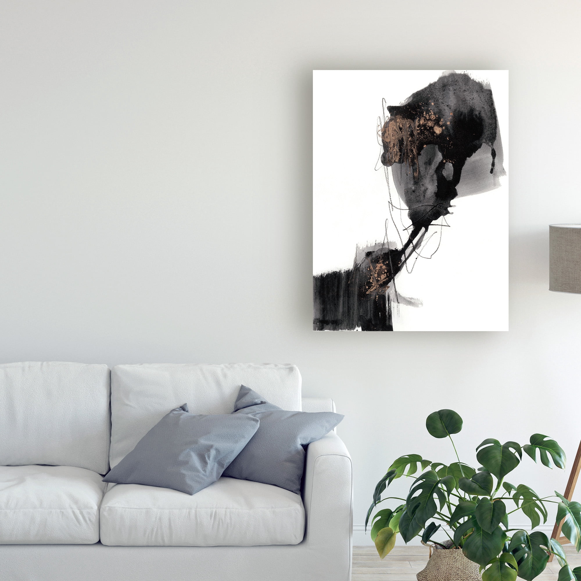 Trademark Fine Art 'Ebony Step I' Canvas Art by Jennifer Goldberger