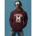 thumbnail image 2 of Virginia M League Sports Style Hoodie Men -Image by Shutterstock, Male 5X-Large, 2 of 4