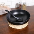thumbnail image 3 of A5 Melamine Tableware Japanese Style Ramen Bowl Imitation Porcelain Noodle Container for Home (33765 Only 1pc), 3 of 9