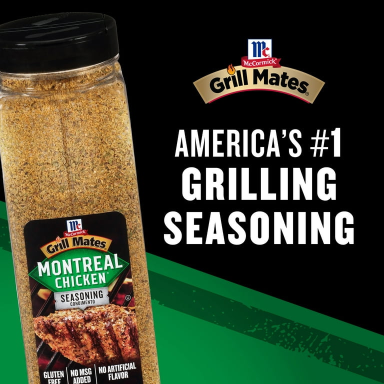 McCormick Montreal Chicken Seasoning Rub, Garlic Mix for Meat