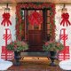 thumbnail image 2 of Guirnalda navideña de bayas rojas, decoración para el hogar, guirnalda de bayas, decoración para interiores, exteriores, vacaciones, cena, fiesta, decoraciones de jardín, 2 of 5