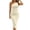 Beige, variant on Women’s Summer Long Dress Casual Graduation Day Slip Maxi Dress for Daily Wear and Graduation Season Red XL