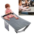 thumbnail image 1 of Reposapiés De Viaje Para Bebé, Hamaca Para Bebé, Cama Para Niño Pequeño Con Bolsillo De Almacenamiento, Reposapiés De Avión Para Niños, Cómodo Viaje, 1 of 7