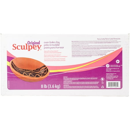 Original Sculpey Oven-Bake Clay, 8 lb., Terra-Cotta