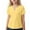 Yellow, variant on Cethrio Kids Girl's Shirts, Short Sleeve V-Neck Casual Athletic Summer Tops Yellow Size 10-12 T