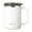 White, variant on Stainless Steel Water Bottle, 500ml Vacuum Insulated Coffee Cup with Lid, Double Wall Insulated Travel Mug, Leakproof Sealed Push Lid, Office Cup for Hot and Cold Drinks, Gray