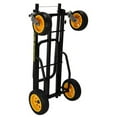 thumbnail image 2 of Rocknroller R18Rt (Mega Plus) 8In1 Folding Multicarthand Truckdollyplatform Cart42" To 60" Telescoping Frame700 Lbs Load Capacity, Black, 2 of 9