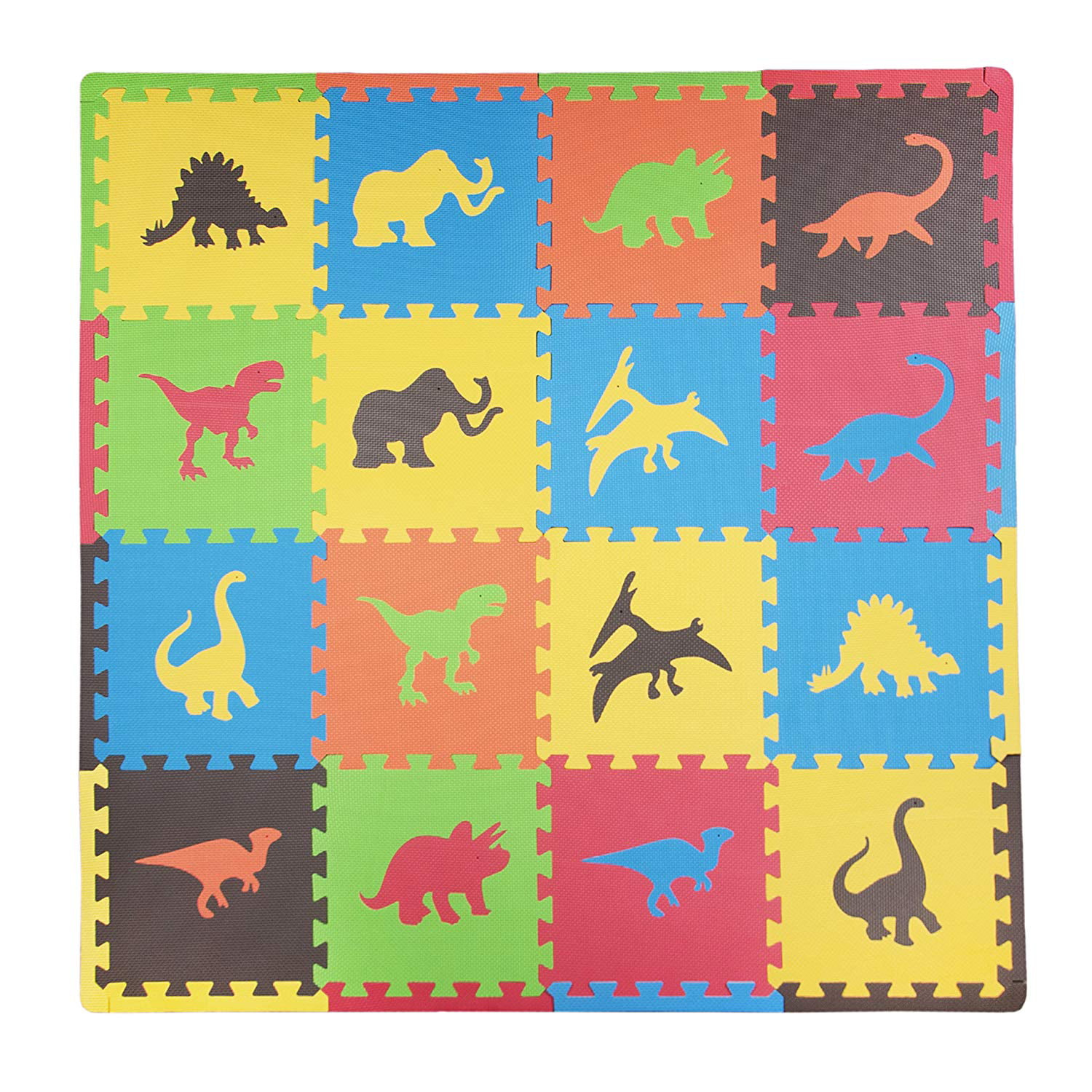 Pop-Out P024B3010 Air, Land MQIAOHAM 9 Pieces with Fence Baby Kid Toddler Play Crawl Mat Carpet Playmat Foam Blanket Rug for Children Soft Foam Play Mat Puzzle Jigsaw with Transportation 