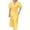dresses for women clearance-Yellow, variant on Homenesgenics Summer Dresses 2025 Women's Spring Solid Color Short Sleeve V-Neck Dress Casual Dress for Beach Vacation White L