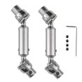 thumbnail image 2 of Eje de transmisión 2 piezas Compatible con WPL B1 B16 B24 B36 C1 C24 C34 JJRC Q60 Q61 Q65 MN 90 RC C Irfora Silver, 2 of 7