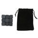 thumbnail image 3 of Juego de piedras de whisky de basalto con bolsa de almacenamiento para whisky, coñac, vino, bebida, rocas de whisky enfriadoras reutilizables para regalo, juego de 9 Uds., 3 of 5