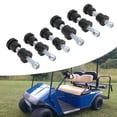 thumbnail image 1 of Cart Rear Leaf Spring Bushing with Sleeves Replacement, Suitable for EZGO TXT Medalist 1994-Up, Spring Kit with Screw Nut 00665 G9, DS Bushing Rear Kit Included, 1 of 7