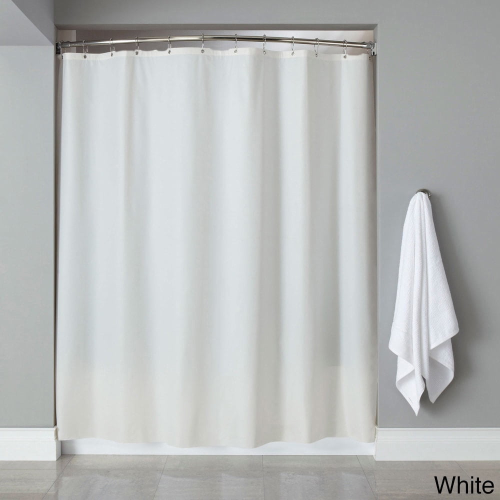 bed bath n more Vinyl Shower Curtain Liner White