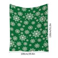 thumbnail image 3 of SLYNSHome Christmas Flannel Throw Blanket - 39x51 inch - Xmas Snowflake Blankets Soft Warm Fleece Blanket for Home Sofa Car Bed Decoration, 3 of 7