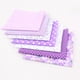 thumbnail image 5 of Tela de retazos de algodón estampada, paquete de cuadrados, acolchado, álbum de recortes, costura, manualidades, tela de bricolaje, púrpura, 50x50cm 7 Piezas seitruly HA5306-09B, 5 of 5