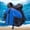 Blue, variant on Portable Floatation Vest with Reflective Strips Drainage Holes Adjustable Safety Jacket for Surfing Sailing (Orange)