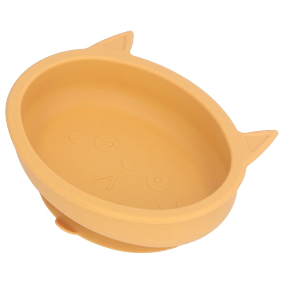 Cuenco Portátil con Forma de Gato de Dibujos Animados Cuenco para bebé con Ventosa Cuenco de Comida de Silicona Suave para Niños Pequeños para Comedor ANGGREK  Otros