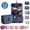 Blue & Star, variant on Portable Travel Toiletry Bag Home Cosmetic Organizer Makeup Bag, Beige & Cactus
