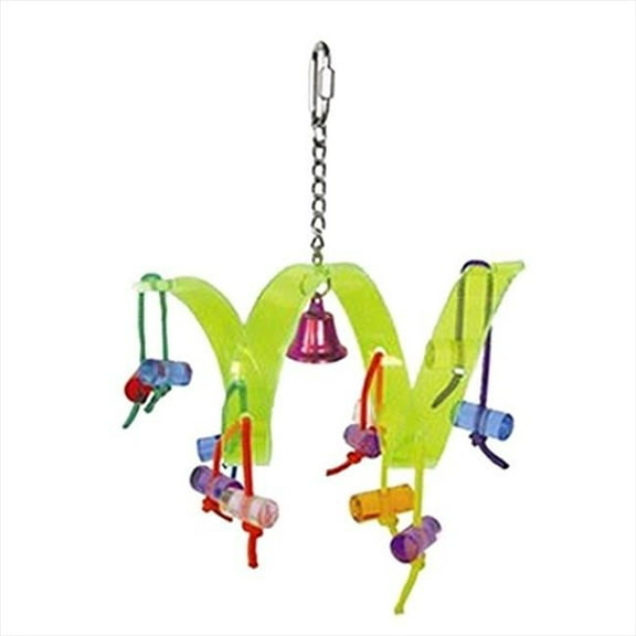 Happy Beaks Acrylic Roller Coaster Bird Toy