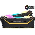 thumbnail image 2 of CORSAIR Vengeance RGB Pro 16GB (2 x 8GB) DDR4 3200 (PC4 25600) Desktop Memory - TUF Gaming Edition Model CMW16GX4M2C3200C16-TUF, 2 of 7
