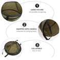 thumbnail image 4 of MasteelfCA 1Pc Portable Folding Trash Can Oxford Cloth Leaf Storage Can Outdoor Trash Can, 4 of 8