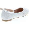 thumbnail image 5 of Blossom Girl Harper-II Fashion Dressy Flats Shoes, 5 of 7