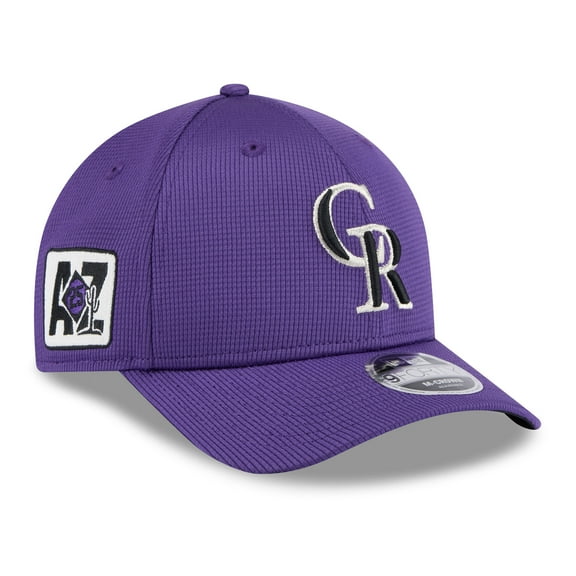 Men's New Era  Purple Colorado Rockies 2025 Spring Training 9FORTY Adjustable Hat