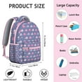 thumbnail image 3 of Boho paisley elephant school backpack for Student and Student, tribal floral mandala design, durable oxford cloth, adjustable straps, perfect for school, hiking, and travel, 3 of 3