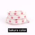 thumbnail image 1 of Nuevos cordones Sakura, cordones planos con pequeñas margaritas, cordones para zapatos, zapatillas de lona altas, cordones AF1, cordones para zapatos, 100/120/140/160CM140cm Gao Jinjia LED, 1 of 2
