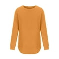 thumbnail image 5 of gakvbuo Sweatshirts for Women Crewneck Casual Long Sleeve Pullover Tops Blouse Shirts Fall Tunic Tops, 5 of 6