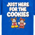 thumbnail image 3 of Disney - Mickey and Minnie Just Here For The Cookies Christmas - Toddler & Youth Short Sleeve Graphic T-Shirt, 3 of 5