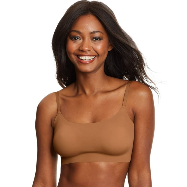Maidenform Soutien-Gorge Sans Fil pour Femmes Modern Comfort, S, Beurre de Cannelle