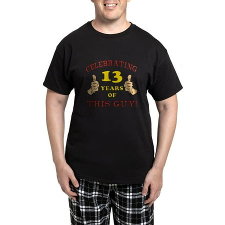 CafePress - Funny 13Th Birthday For Boys Men's Dark Pajamas - Men's Dark Loose Fit Cotton Pajama Set