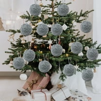 HBBKVI Hanging Yarn Christmas Yarn Supplies Hand Weaving Ornament Festive To Hang The Christmas Tree for Home Decor