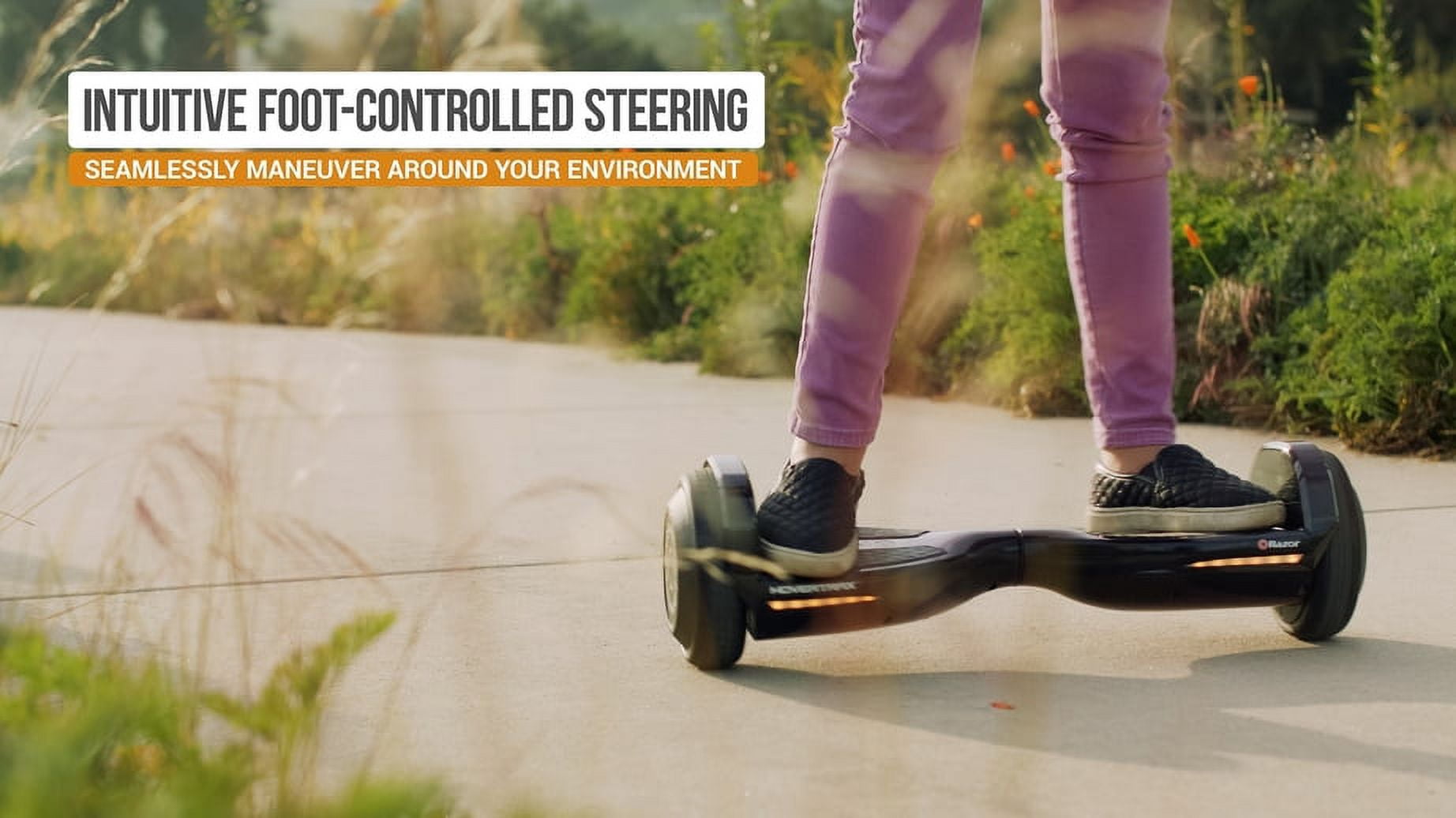 Razor Hovertrax Hoverboard Prizma- Blue, Lighted for Child & Teen, up to 9 mph, UL2272 Certified
