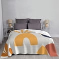 thumbnail image 3 of Abstract Pastel Art Patterns Throw Blanket, Super Soft Anti-Pilling Flannel Bed Blankets, 40"x30", 3 of 8