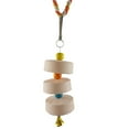 thumbnail image 5 of HEVIRGO Grindstone Bell Pet Parrot Bird Bite Teeth Grinding Toy Cage Hanging Decor, 5 of 5