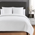 thumbnail image 5 of Echelon Home Quilted Washed Belgian Linen Euro Shams (Set of 2) Khaki, 5 of 5