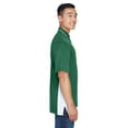thumbnail image 3 of UltraClub Men's Two-Tone mesh Moisture-Wicking Cool and Dry Sport Performance Polo. (Forest/White) (4X-Large), 3 of 3