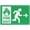 Warning Sign 2, variant on Fire Door Do Not Obstruct Green Sign Warning Tin Sign 8"x12", Home Kitchen Farm Garden Garage Wall Decor, Green Fire Door Marker