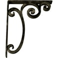thumbnail image 6 of Ekena Millwork 2"W x 12"D x 15"H Avery Wrought Iron Bracket, (Triple center brace), Antiqued Pale Gold, 6 of 10