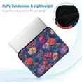 thumbnail image 2 of FORMRS 15-15.6 inch Laptop Sleeve Case Soft Carrying Quilted Computer Bag Cover, Blooming Flowers Pattern, 2 of 7