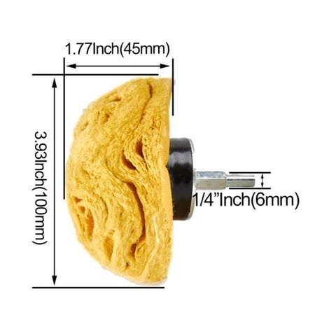 

BCLONG 3Inch Cotton Cloth Polishing Buffing Wheel Cone/Column/T-Shaped Grinding Head